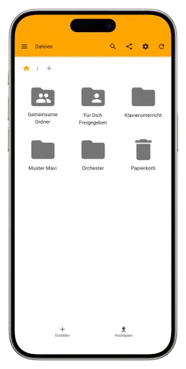 Musikschul-App Dateien
