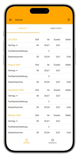 Musikschul-App Deputat