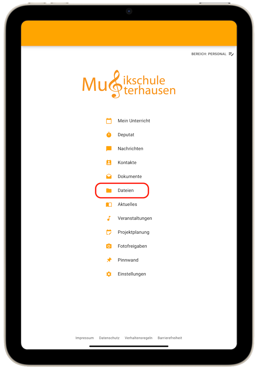 App - Dateien