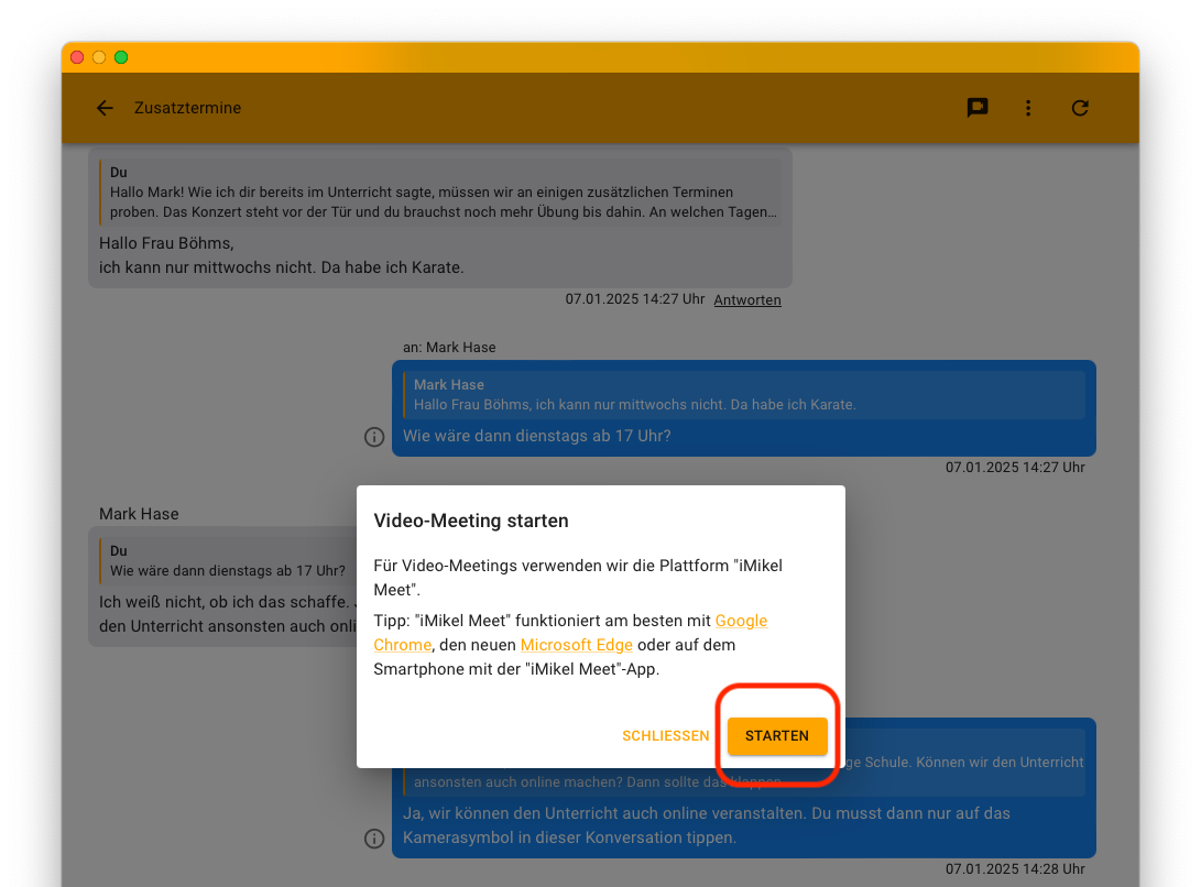 app_lehrkraft_nachrichten_chat_videomeeting_starten