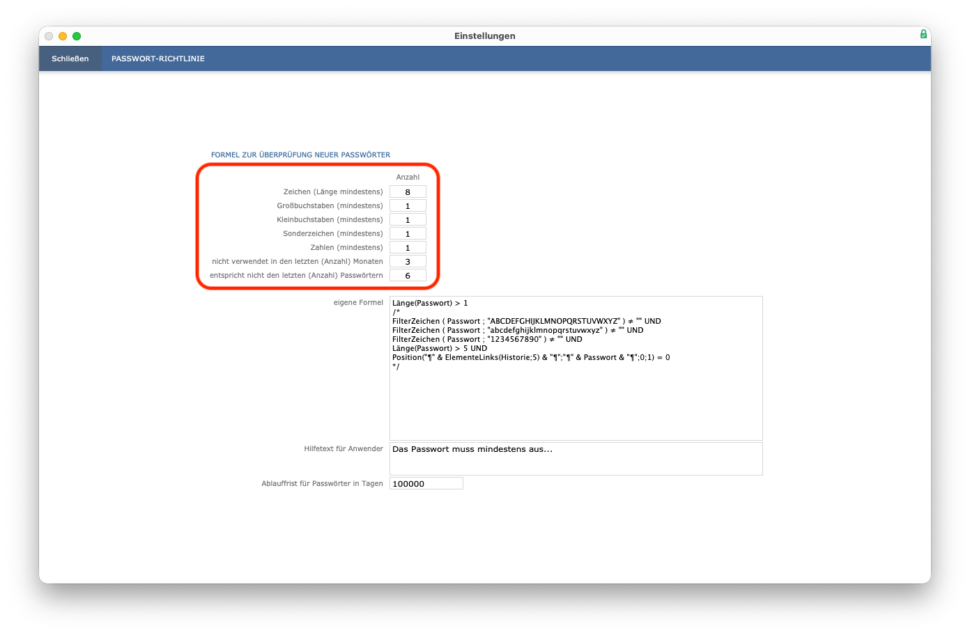 imikel_einstellungen_uebersicht_benutzerverwaltung_passwort-richtlinie_anzahl
