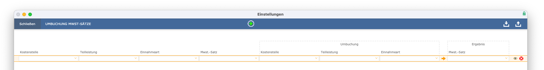 imikel_buchhaltung_einstellungen_mehrwertsteuerumbuchung