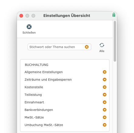 imikel_buchhaltung_einstellungen_uebersicht