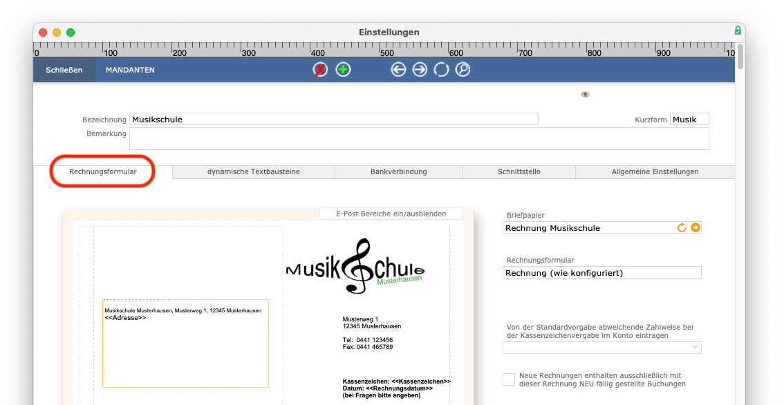 imikel_einstellungen_grundeinstellungen_mandanten_rechnungsformular