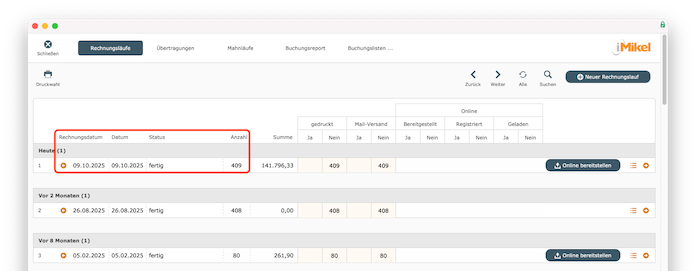 imikel_buchhaltung_rechnungslaeufe_datum_status_anzahl