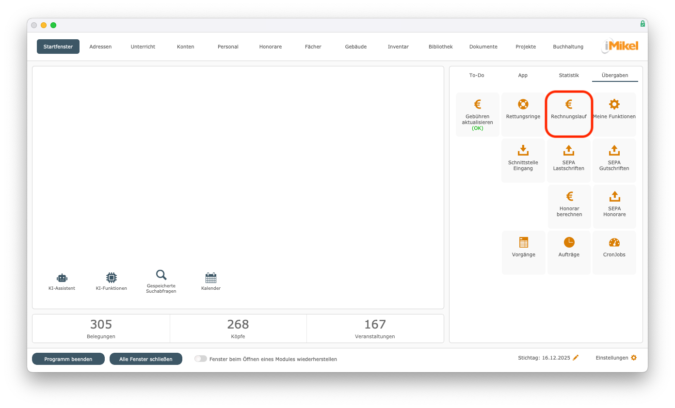 imikel_startfenster_uebergaben_rechnungslauf