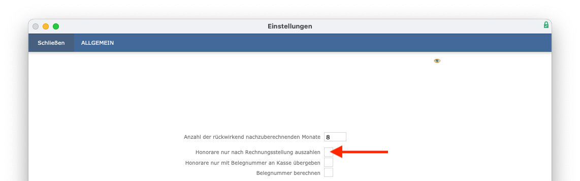 imikel_honorare_einstellungen_allgemein_rechnungsstellung