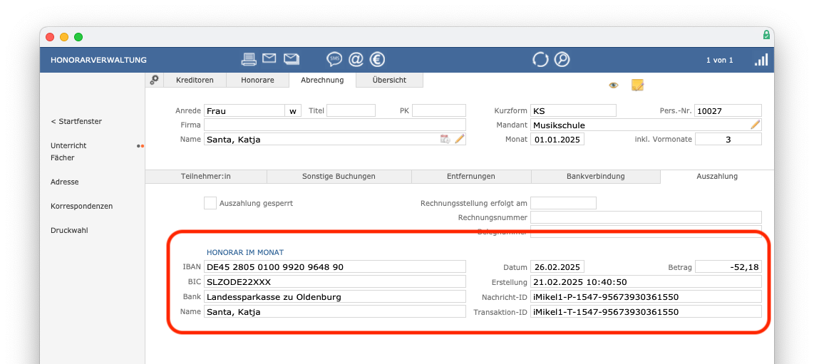 imikel_honorare_abrechnung_auszahlung_ueberweisung