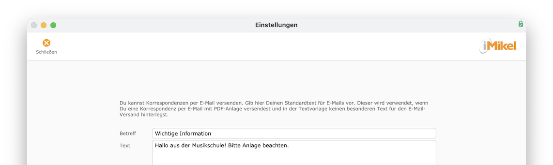 imikel_korrespondenzen_einstellungen_email