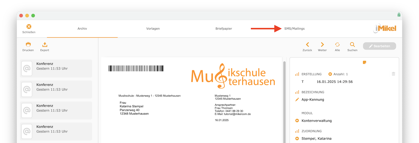 imikel_korrespondenzen_archiv_sms_mailings