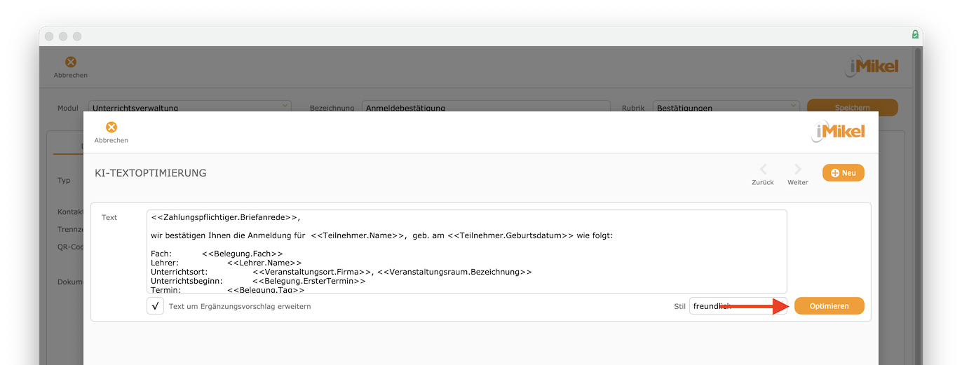 imikel_korrespondenzen_vorlagen_bearbeiten_textoptimierung_optimieren