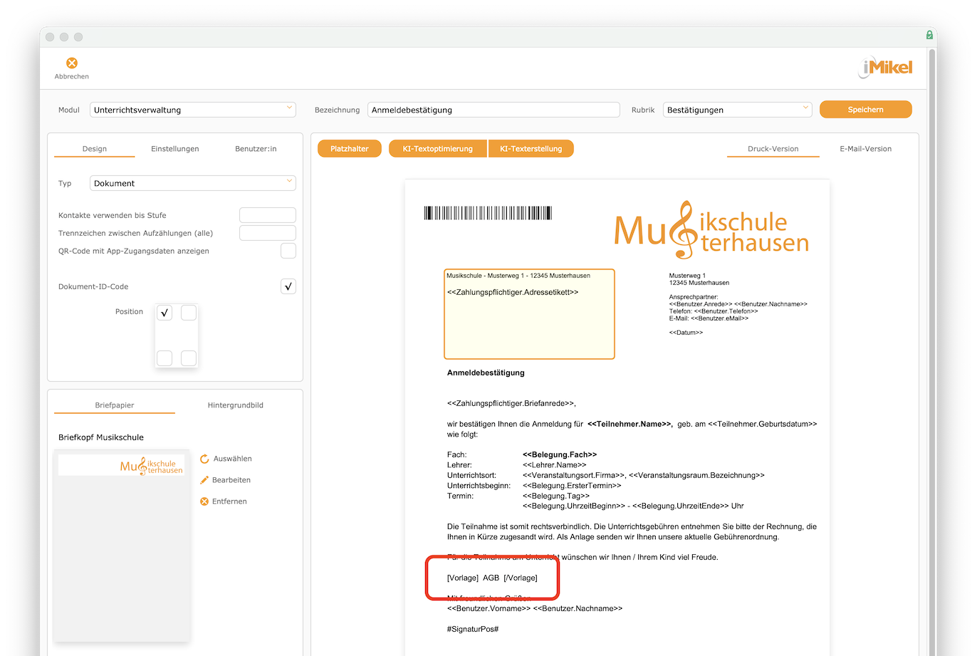 korrespondenzen_vorlage_bearbeitung_platzhalter_vorlage_gewaehlt