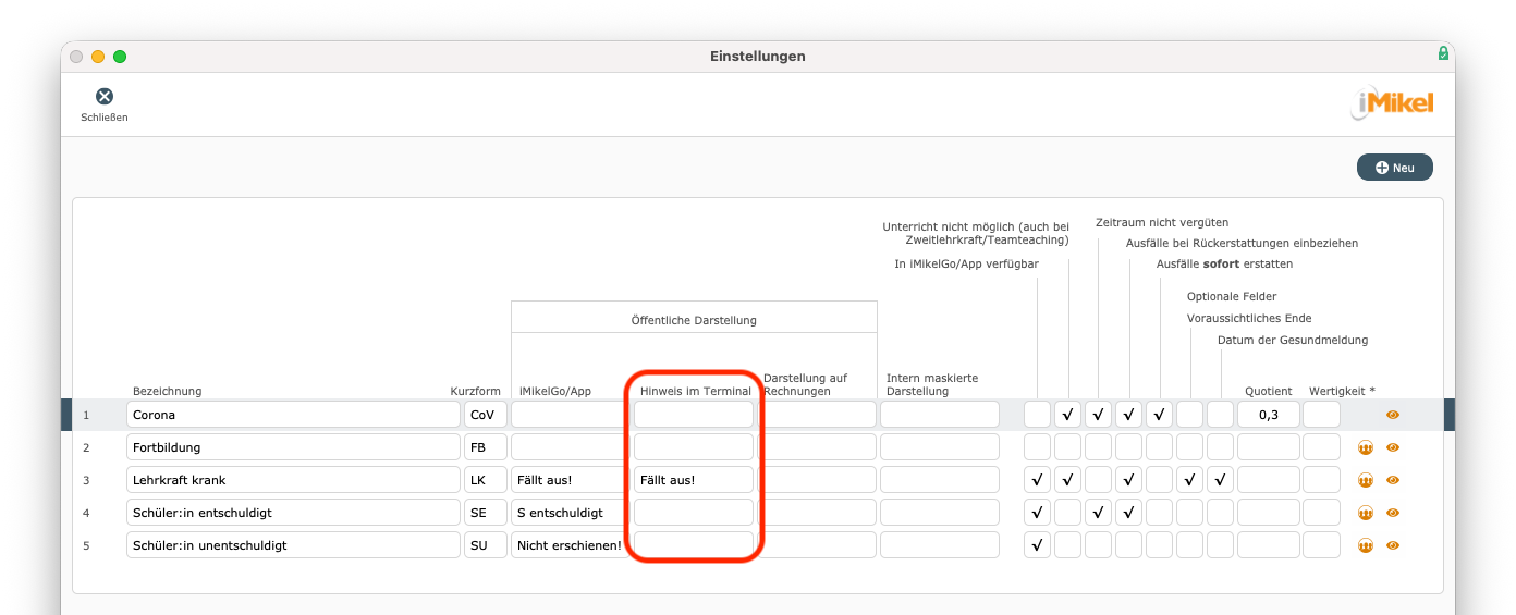 imikel_personal_einstellungen_abwesenheiten_kategorien_hinweis_im_terminal