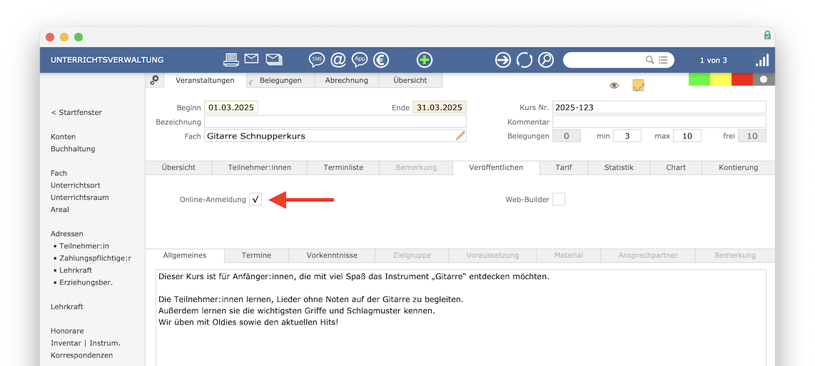 imikel_unterricht_veranstaltungen_veroeffentlichen_aktiv
