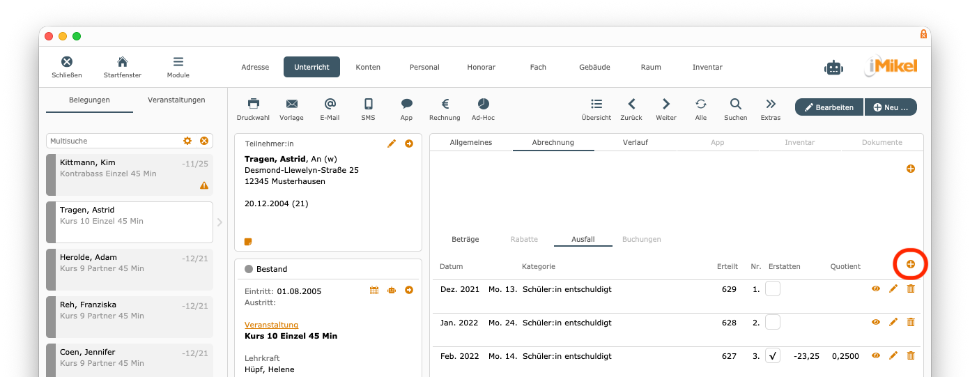 imikel_unterricht_belegungen_abrechnung_ausfall_plus