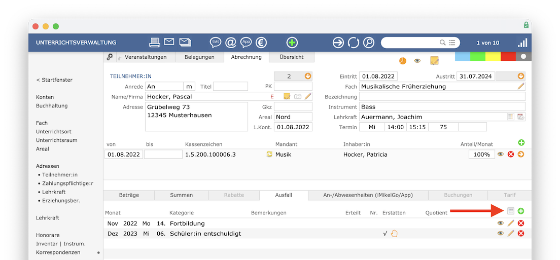 imikel_unterricht_abrechnung_ausfall_terminliste_oeffnen