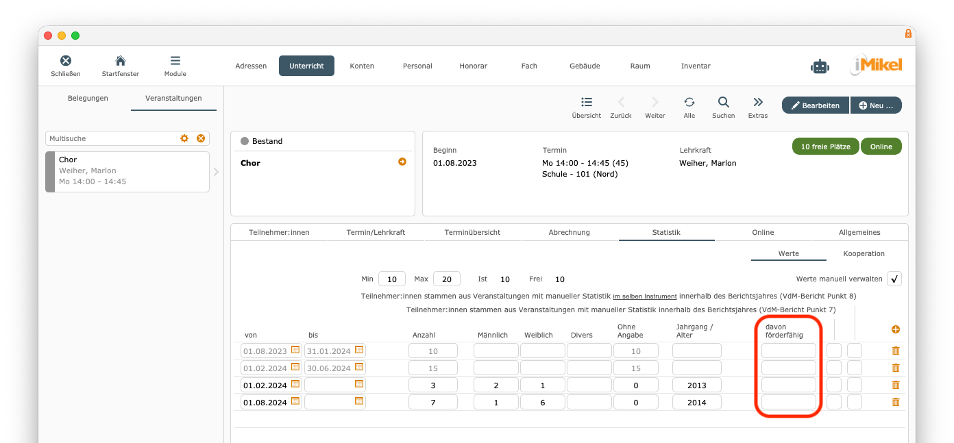 imikel_unterricht_veranstaltungen_statistik_werte_werte_manuell_verwalten_foerderfähig