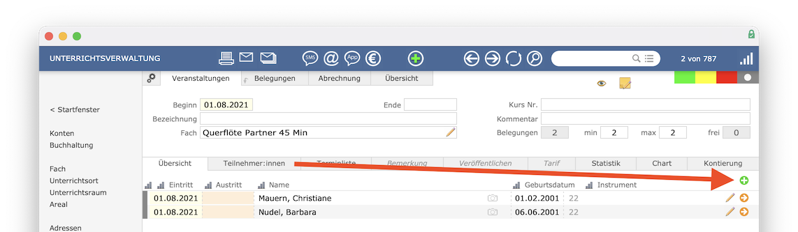 imikel_unterricht_veranstaltungen_uebersicht_teilnehmer_hinzufuegen